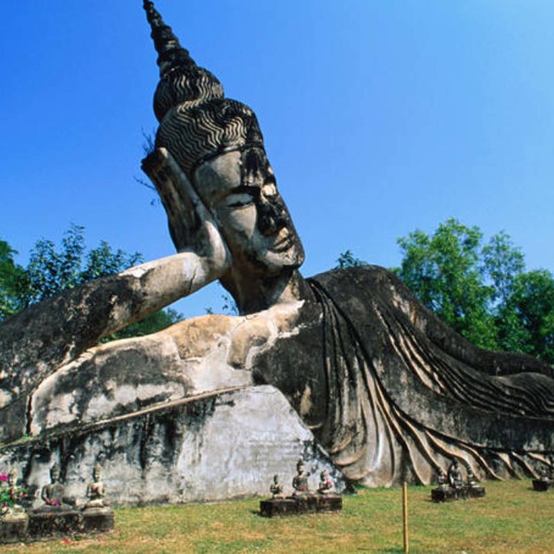 Buddha statue Xieng Khuan Laos